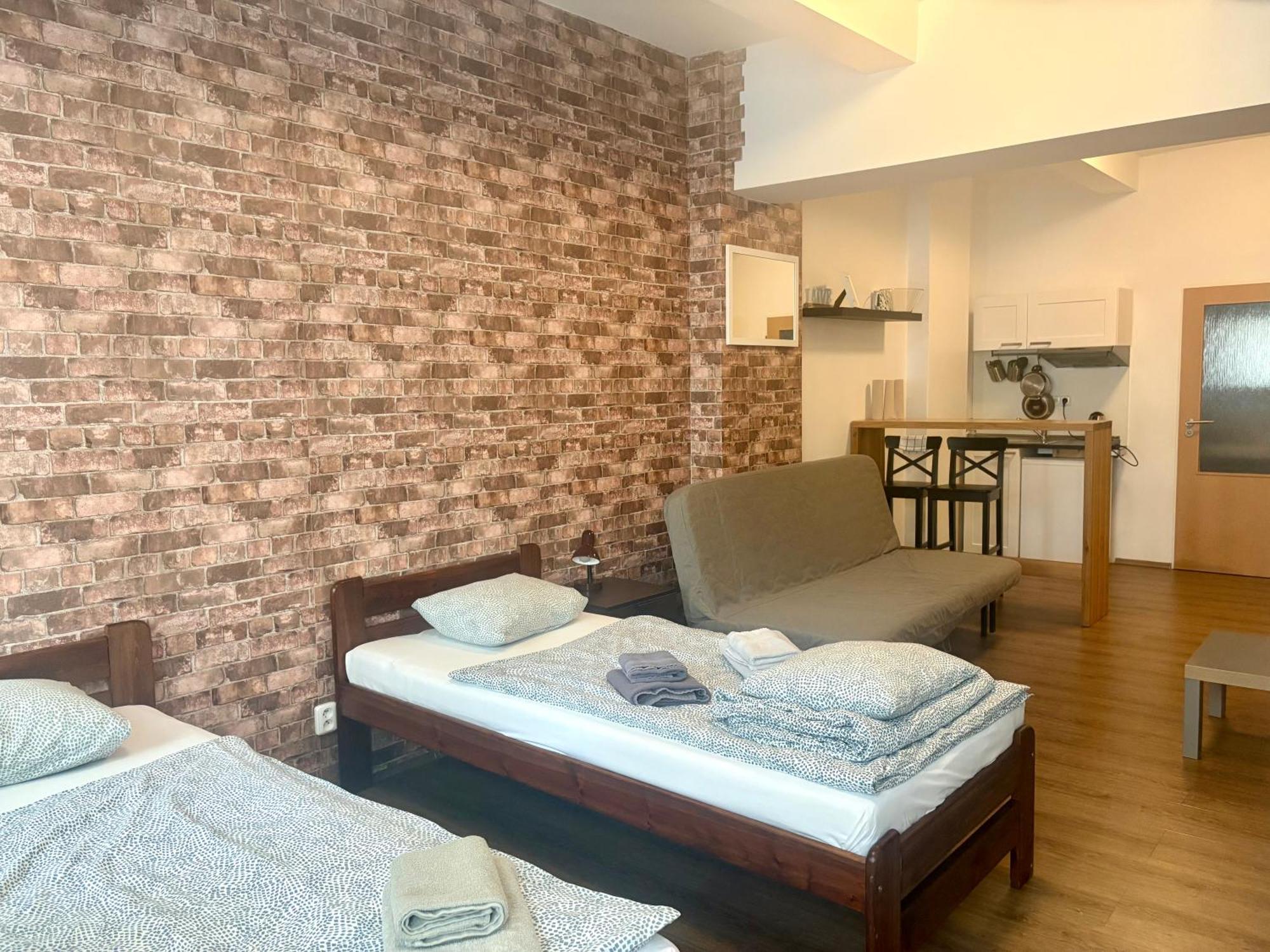 Zizkov Cosy Studio Apartments Praga Exterior foto